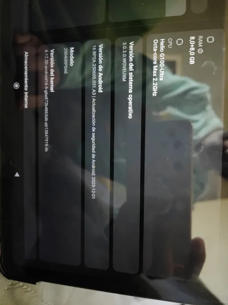 Xiaomi Redmi Pad 2 8+8 256GB Negro afbeelding 4