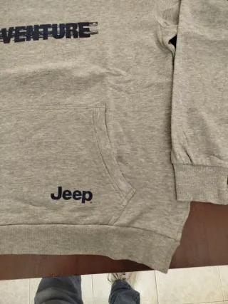 Felpa Jeep Adventure grigia