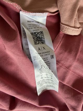 Polo Armani Exchange Rosa