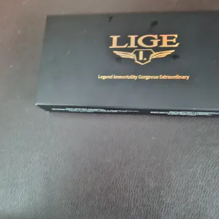 Reloj LIGE Nuevo Marrón y Dorado