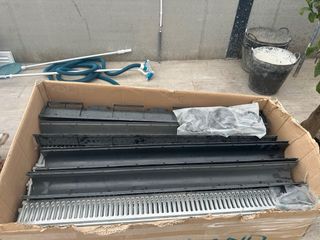 Rejilla galvanizada para drenaje 25 unidades.