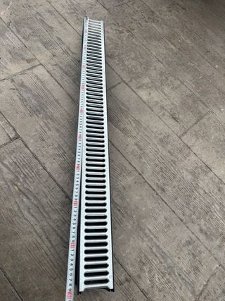 Rejilla galvanizada para drenaje 25 unidades.