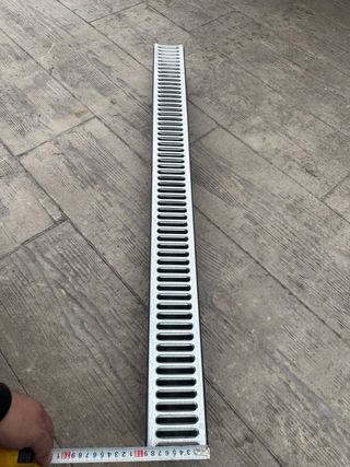 Rejilla galvanizada para drenaje 25 unidades.