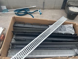 Rejilla galvanizada para drenaje 25 unidades.