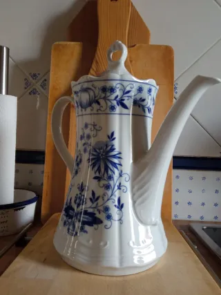 Cafetera porcelana Blue Onion