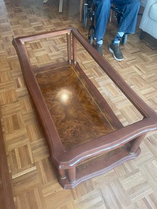 Mesa centro madera 100x60cm