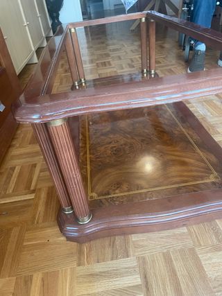 Mesa centro madera 100x60cm