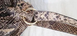 Bolso Michael Kors Piel Serpiente Camel Hobo