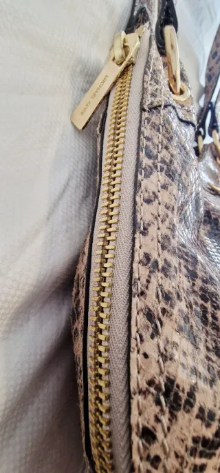Bolso Michael Kors Piel Serpiente Camel Hobo