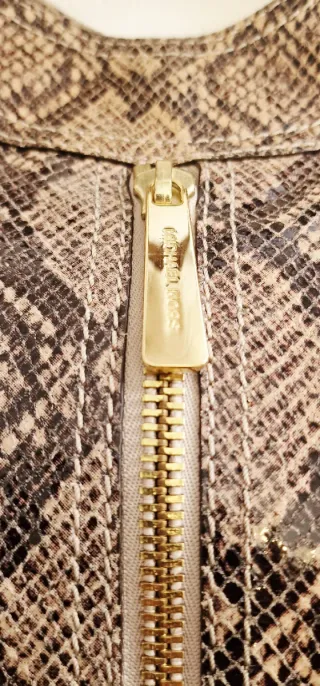 Bolso Michael Kors Piel Serpiente Camel Hobo