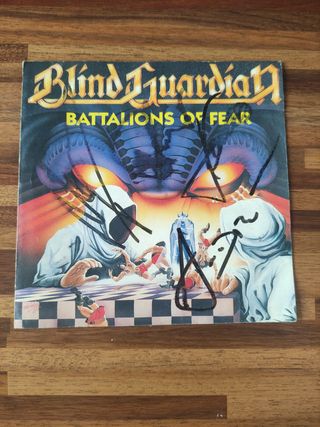 Blind Guardian - Battalions of Fear CD Firmado