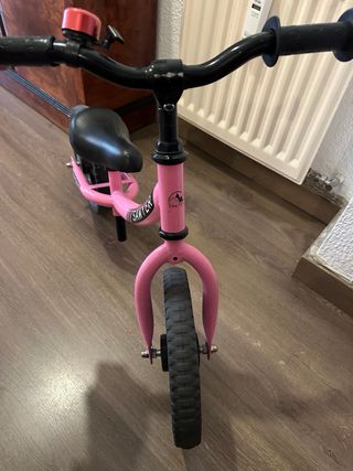 Bici sin pedales niña rosa