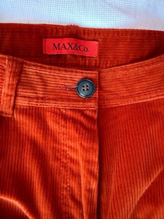 Pantalón pana Max&Co naranja