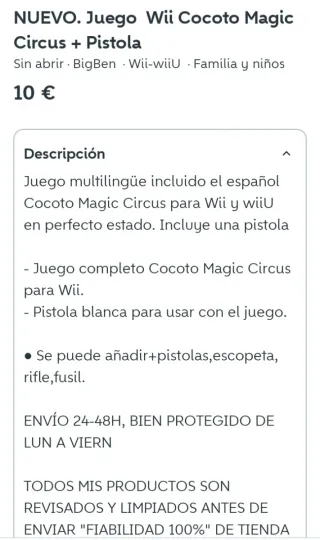 NUEVOS. 2 Packs juegos Wii Cocoto Magic y Surprise