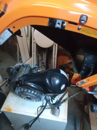 Vespa pks 125 Naranja - Moto Scooter