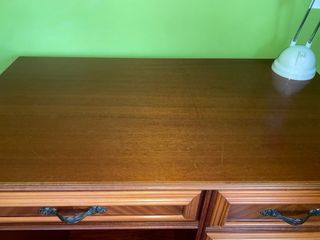 Escritorio de madera vintage