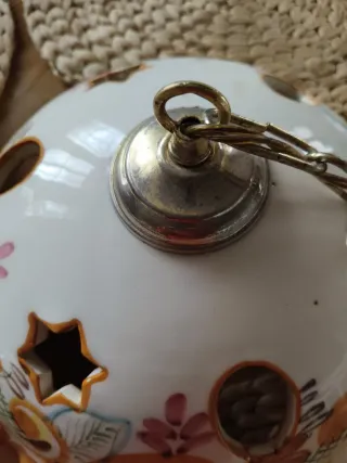 Lámparas de cerámica vintage,para colgar.