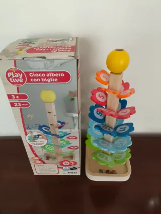 Árbol de juego bebé musical con bolas