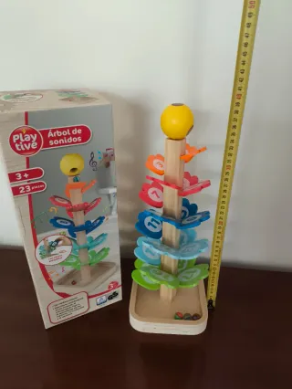 Árbol de juego bebé musical con bolas