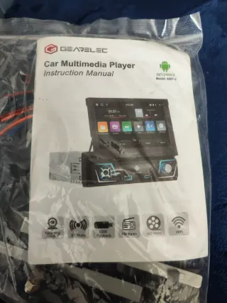 Autorradio Pantalla Retráctil GEARELEC 9807