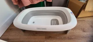 Bañera Bebé Plegable Twistshake Gris