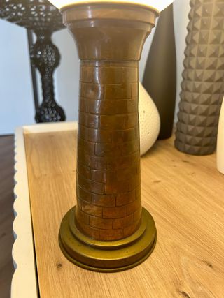 Lampada Faro vintage in rame Villedieu les poêles