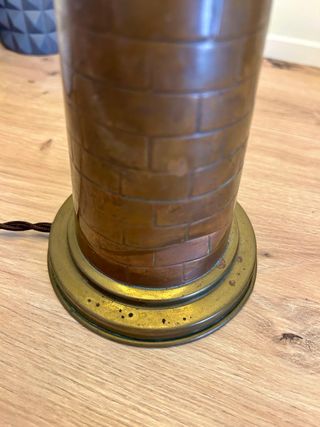 Lampada Faro vintage in rame Villedieu les poêles