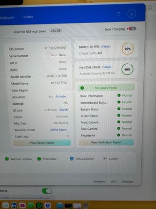 Ipad Pro 10,5 256GB A1701 para piezas