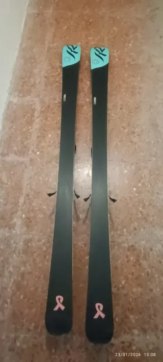 Esquís 160cm K2 con fijaciones