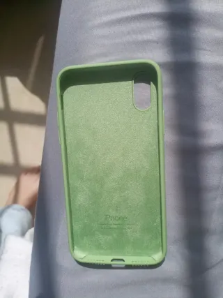 Funda iPhone X Verde Claro