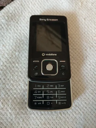 Teléfono Vintage Sony Ericsson Negro