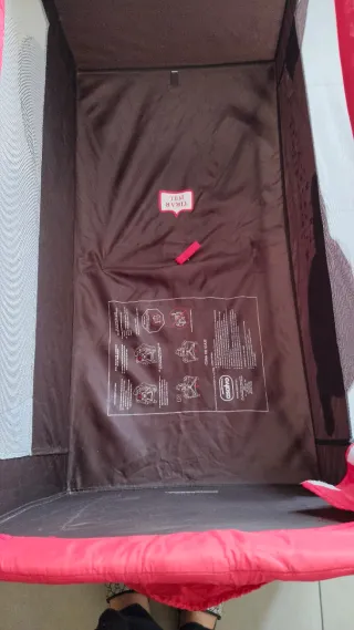 Cuna de viaje Asalvo con estampado