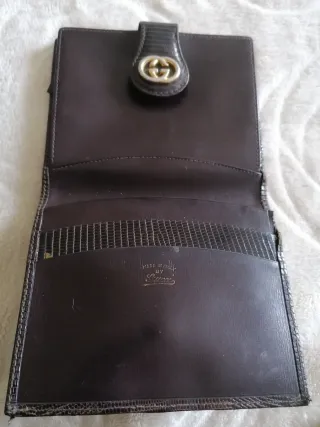 Portafoglio Gucci vintage nero
