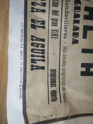 Enorme Cartel Toros Socuellamos 1978