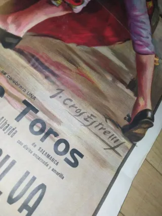 Enorme Cartel Toros Socuellamos 1978