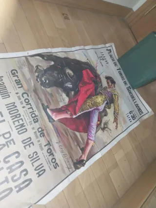 Enorme Cartel Toros Socuellamos 1978