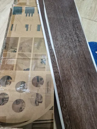 36 Baldosas Suelo Vinilo Adhesivas Marrón 5m²