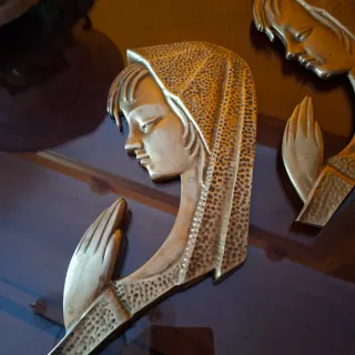 Virgen de Bronce - Figura Religiosa