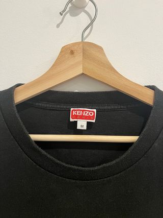 Camiseta Kenzo Talla M Negra y Amarilla