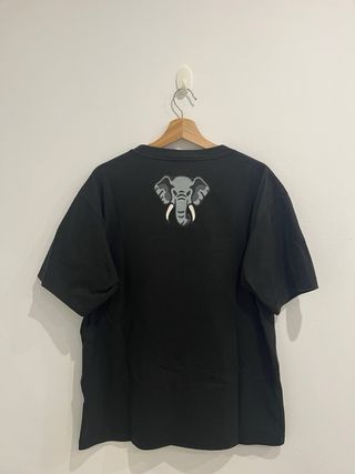 Camiseta Kenzo Talla M Negra y Amarilla