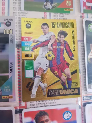 Carta Única 15º Aniversario Cristiano y Messi