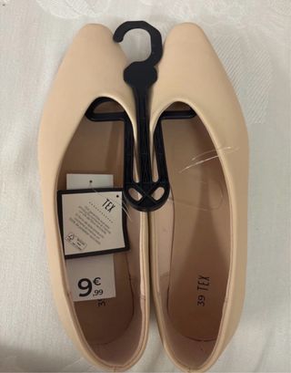 Bailarinas beige talla 39