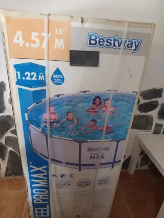 Piscina Bestway Steel Pro MAX 4.57m x 1.22m