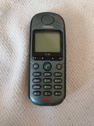 Teléfono Móvil Vintage Siemens S35 Gris