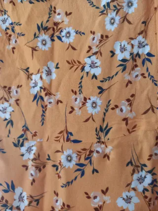 Vestido de manga larga con estampado floral