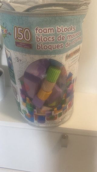 150 Bloques de Espuma para Construir