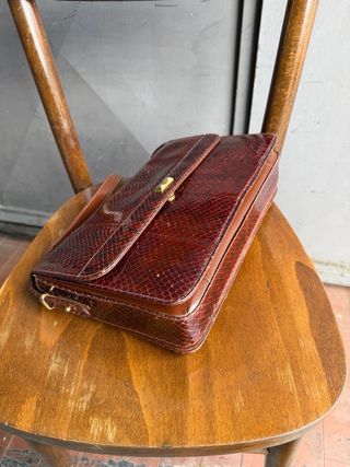 Borsa a tracolla messenger in pelle vintage