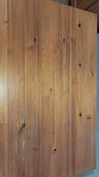 Conjunto mesa y 4 sillas madera