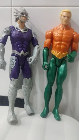 2 Figuras Aquaman y Orm Hermanos DC Comics GRANDES