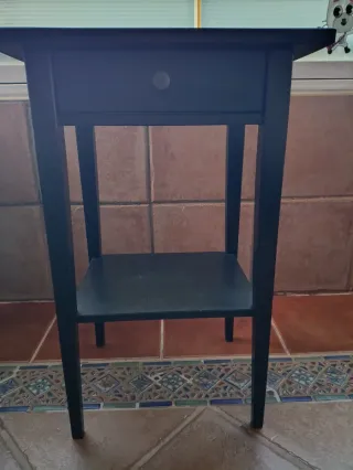 Mesitas de noche de madera negras